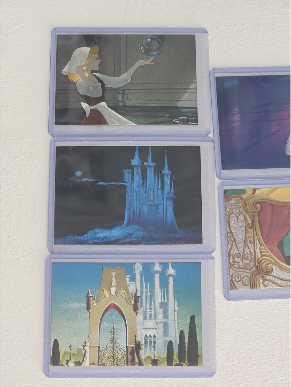 1995 SkyBox Disney's Cinderella DUFEX FOIL insert CARD Set